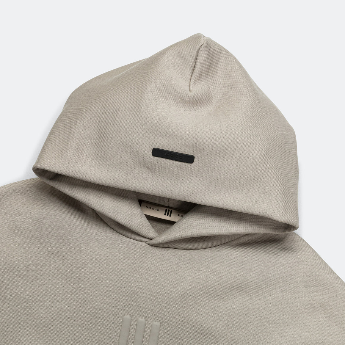 adidas - Athletics Solid Cotton Fleece Hoodie - Putty Beige - UP THERE